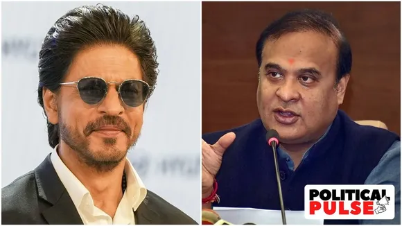 Shah Rukh Khan and Himanta Biswasharma