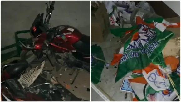 tmc party office vandalized in Malda