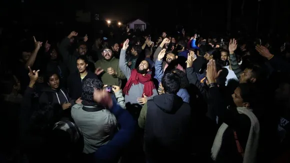 JNU protest, JNU students protest, JNU BBC's Modi documentary screening, BBC's Modi documentary BBC documentary on Modi