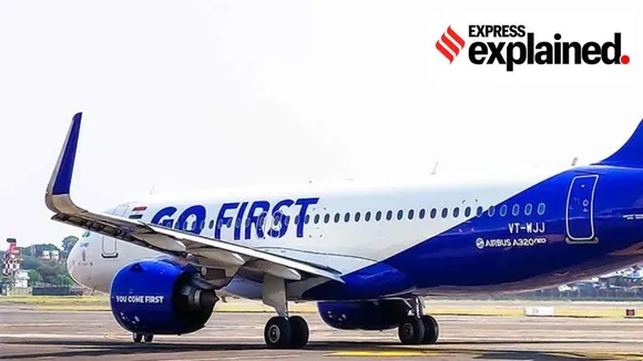 GoFirst flight 55 passenger, bengaluru GoFirst flight news, go first flight news, go first flight passenger, indian Express"