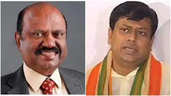 bjp mp sukanta majumdar meets governor cv ananda bose