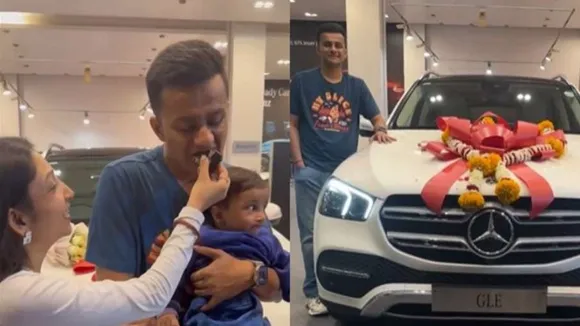 Prafull Billore, Prafull Billore bought Mercedes car, Viral video, Viral on instagram, OMG Video, instagram reels, instagram, google trends, trending news, today trending news, MBA Chai wala ,