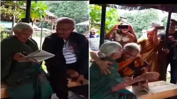 trending Video, viral video, Grandmother's 90th Birthday Surprise Video, Surprise Video, Grandmother's Birthday, Trending Surprise Video, Grandson's Surprise Video, Birthday Surprise, Trending Emotional Video, Grandmother's Video, Viral Emotional Video, Emotional Video