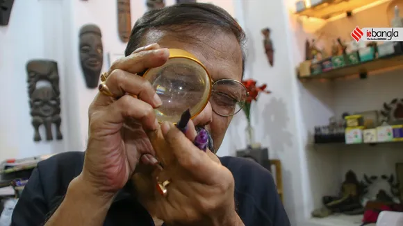 Shuvobrata Gangopadhyay has built a collection of different types of pens