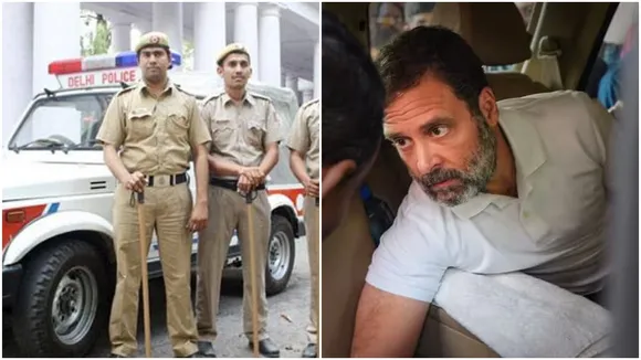 Delhi news live updates, Delhi news, delhi latest news, Rahul gandhi, rahul gandhi delhi police, delhi weather, delhi rain, delhi weather today, video man beating woman delhi, Mangolpuri flyover, AAP, Raghav Chadha, indian express news" /
