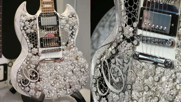 Most Expensive Guitar in Guinness Book of World Records, expensive guitar, most expensive guitar, expensive guitars,