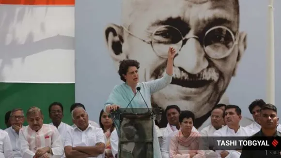 Rahul Gandhi, Rahul Gandhi disqualified, Congress, Congress protests, Congress Rajghat protest, congress satyagraha, Rahul Gandhi news, congress news, mallikarjun kharge, priyanka gandhi, india news, indian express"