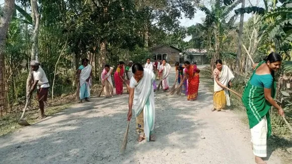 Assam, Golaghat district, Assam clean village contest, Inter-Village Tea Garden Cleanliness Competition, Indian Express, India news, current affairs"