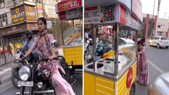 btech, btech graduate, btech pani puri wali, pani puri wali, tilak nagar, delhi, pani puri stall, pani puri business, viral business, trending pani puri wali, golgappa stall, btech graduate sells pani puri"
