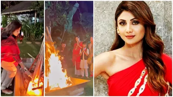 Shilpa Shetty, Shilpa Shetty trolled, Holika Dahan, Holi 2023, Bollywood celeb Holi, শিল্পা শেট্টি, ন্যাড়াপোড়া, হোলিকা দহন, হোলি ২০২৩, বলিউড তারকাদের হোলি, তারকাদের দোল, বলিউডের খবর
