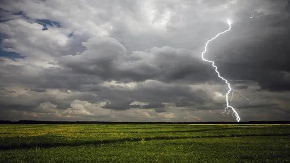 Lightning On Farmland