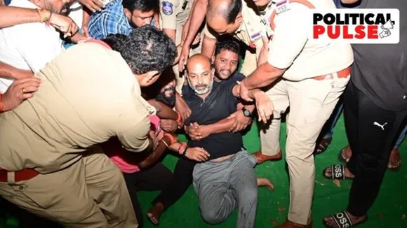 Midnight arrest of Telangana BJP chief