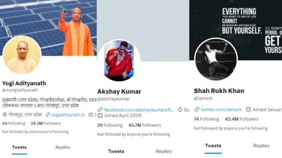 Twitter blue tick, Twitter blue tick lost, SRK Twitter blue tick, Yogi Adityanath Twitter blue tick, Congress leaders Twitter blue tick, twitter news, indian express"