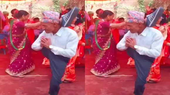 trending Video, viral video, Funny Video, Wedding Video, Chacha Ka Dance Video, Funny Dance Video, Funny Dance Video, Nepali Dance Video, Nepali Ka Dance Video, Viral Dance Video, Trending Dance Video, Trending Nepal Ka Video, Nepali Wedding Viral Video, Instagram Video, Man dancing doing Yoga poses