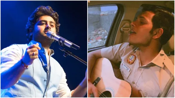 viral video, singing viral video , viral singing video, policemen video, arijit singh song, arijit singh apna bana le piya, apna bana le piya, policemen singing arijit singh song, bollywood song, bhediya song, bollywood news in hindi,
