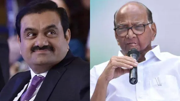 Sharad Pawar, adani