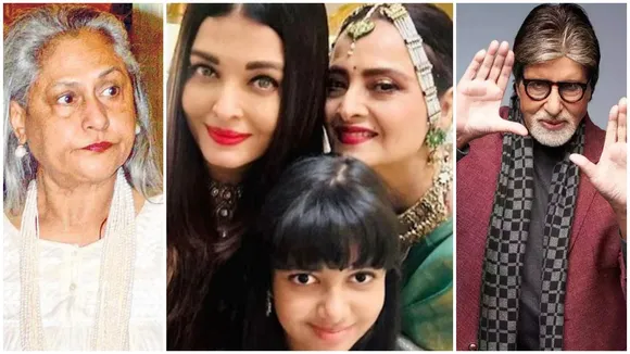 Rekha, Amitabh Bachchan, Rekha Amitabh, Aishwarya Rai Bachchan, Aaradhya, Rekha Aishwarya, NMACC, Manish Malhotra, Jaya Bachchan, Amitabh Jaya, Nita Mukesh, Bollywood news, ঐশ্বর্যা রাই বচ্চন, রেখা, রেখা ঐশ্বর্যা রাই বচ্চন, আরাধ্যা, রেখা অমিতাভ, জয়া বচ্চন, অমিতাভ জয়া, মনীশ মালহোত্রা, নীতা মুকেশ আম্বানি, বলিউডের খবর