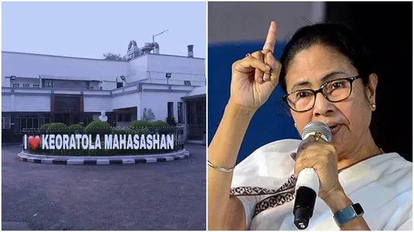 'শ্মশান আবার কেউ ভালবাসে নাকি?' ঝাঁঝাঁল প্রশ্ন মমতার! : mamata banerjee on keoratala viral photo