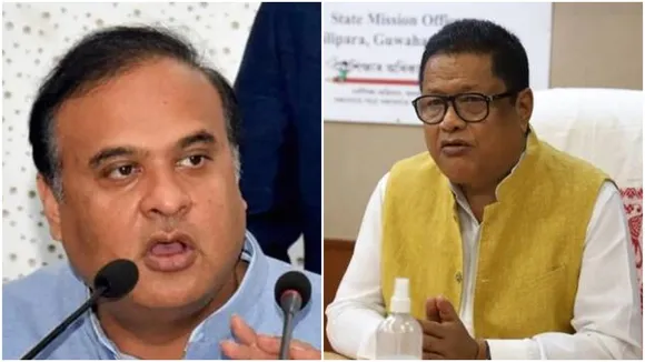 CM Himant Biswasharma and Assam Education Minister Ranoj Pegu
