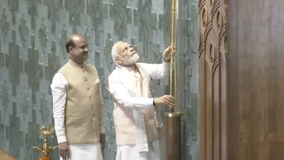 PM Modi inaugurates new Parliament building amid Oppn boycott, multi-faith prayers held