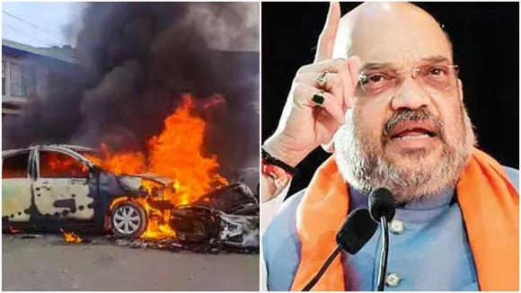 Amit Shah, Amit Shah NSFU, Amit Shah Manipur violence, Amit Shah on Manipur dispute, Amit Shah justice will be served, Amit Shah, Amit Shah National Forensic Sciences University, Amit Shah lays foundation of NSFU, Assam news, Manipur news, India news, Indian Express