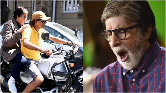 amitabh bachchan, amitabh bachchan rode bike, amitabh bachchan mumbai, amitabh bachchan bollywood, amitabh bachchan news, amitabh bachchan update