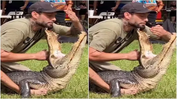 Crocodiles Attack Video, Dangerous Crocodiles Attack On Man, Viral Video of Crocodile, Trending Video of Crocodile, Twitter Viral Video of Crocodile, Amazing Video of Crocodile, Shocking Video of Crocodile, Hatke Khabar, Khabren Zara Hatke, latest tending Video of Crocodile, trending Video of Crocodile on twitter, trending Video of Crocodile on facebook, trending Video of Crocodile on instagram, trending Video of Crocodile on youtube