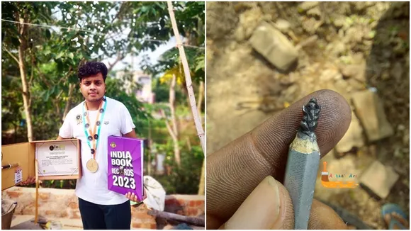 অঙ্কন নন্দ, মাইক্রো আর্ট, ইণ্ডিয়া বুক অফ রেকর্ডস, মাইক্রো আর্ট,