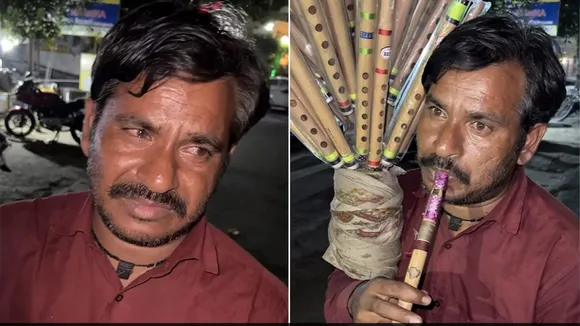 Viral video,Trending video,Internet,blogger,Struggling flute seller,flute seller,flute seller video,flute seller crying,Viral News In Hindi,Viral Video News,zara hatke,ndtv zara hatke videos,news,Social Media,Entertainment News,emotional video