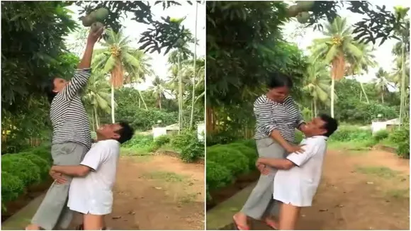 Funny Video,husband,mango,viral video,wife