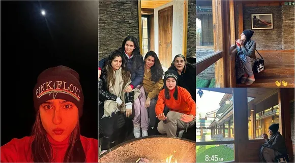 Sara Ali Khan enjoys 'full moon' with mom Amrita Singh in Kashmir