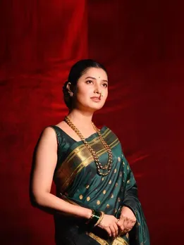 প্রাজকতা মালি পৈঠানি শাড়ি