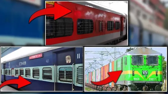 Train Coaches Colour