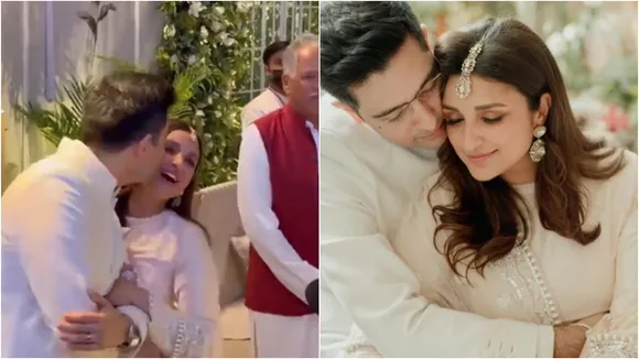 parineeti chopra, raghav chadha, parineeti chopra engaged, parineeti chopra fiance, raghav chadha aap, parineeti chopra raghav chadha engagement, parineeti chopra raghav chadha engagement pictures, AAP, Parineeti, raghav, priyanka chopra, পরিণীতি চোপড়া, রাঘব চাড্ডা, পরী-রাঘব, পরিণীতি রাঘবের আশীর্বাদ, পরিণীতি চোপড়া খবর, পরিণীতি চোপড়া বলিউড