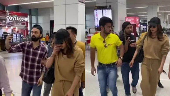 Priynaka Chopra, Priynaka Chopra airport, Priynaka Chopra fan, Priynaka Chopra selfie airport, priyanka, priyanka news, Parineeti Chopra Raghav Chadha engagement, parineeti chopra, raghav chadha, প্রিয়াঙ্কা চোপড়া, বলিউড,