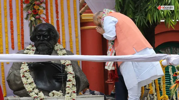 amit shah is interested in knowing about rabindranath tagore after visiting jorasanko , কবিগুরুকে নিয়ে বিশাল আগ্রহ অমিত শাহর, জোড়াসাঁকো ঘুরে কী কী জানতে চাইলেন?