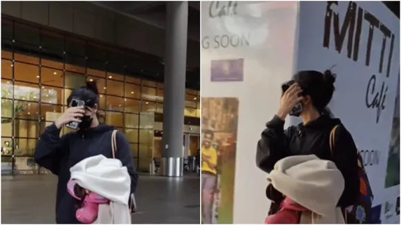 ananya pandey, ananya pandey news, ananya pandey bollywood, ananya pandey hide her face, bollywood actress hide her face, actress do something hide her face, অনন্যা পাণ্ডে, টলিউড, bollywood update, tollywood news, entertainment news, latest entertainment news, বিনোদন, আজকের বিনোদনের খবর, ie entertainment news, entertainment update, Indian express entertainment news