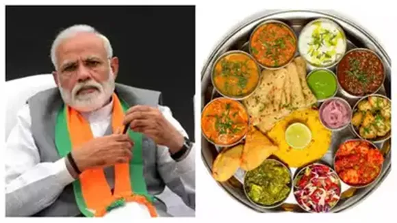 New Jersey,PM Modi,World news in hindi,US, US news, US PM Modi, PM Modi US visit, Indian-Origin community in US, US latest news, US Pm modi latest visit, Pm modi special thali, New Jersey indian origin, New Jersey restaurant, restaurant of New Jersey, New Jersey restaurant PM Modi special thali, special thali in New Jersey restaurant, PM Modi special thali, colurful PM Modi special thali,