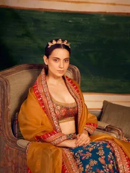 কঙ্গনা রানাউতের লেহেঙ্গা ফটোশুট