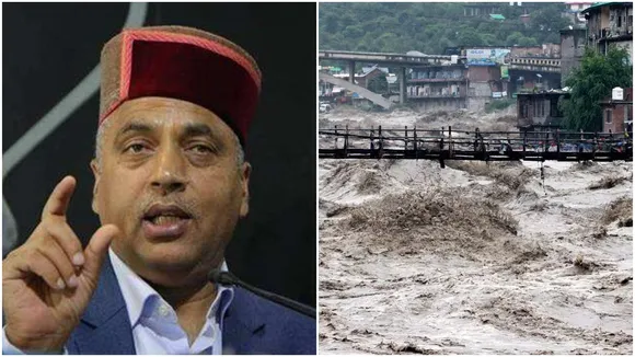 jai ram thakur, jai ram thakur on himachal floods, flood in himachal pradesh, rain in himachal pradesh, landslide in himachal pradesh, weather, pm modi, bjp, himachal pradesh opposition leader, indian express