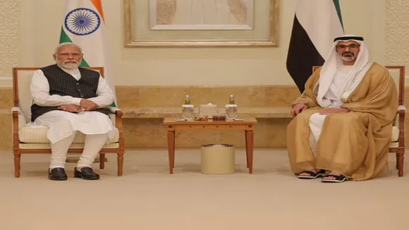 abu dhabi,dubai,Narendra Modi,narendra modi,Sheikh Mohamed bin Zayed Al Nahyan, PM Modi in Dubai, PM Modi Dubai Visit, PM Modi Dubai Visit Live, Abu Dhabi Crown Prince, India-UAE Economic Partnership,
