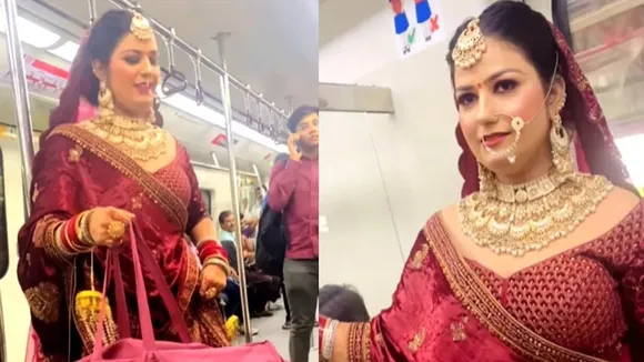 Viral News, Viral News Hindi, Viral News Hindi Today, Video Viral News, Video Viral, Trending News, Trending News Hindi, Trending News In Hindi, Viral, Viral Video, Viral News, Viral Funny Photo, Funny Video Viral, Funny Photos Viral, Social Media Funny Photos, Social Media Funny Videos, Trending Content, Bizarre News, OMG News, Weird News, Bride In Metro, Bride In Metro Video, Bride In Metro Video Viral, Bride In Metro Viral Video,