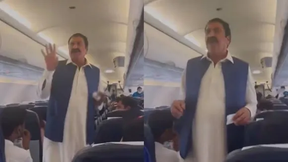 Pakistan, Lahore, Akhtar Lawa, beggar on flight, man begs for money on flight, Pak man,