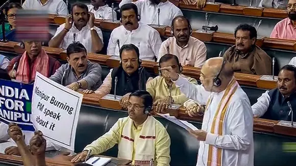 Opposition bloc INDIA, Opposition moves no-confidence motion, no-confidence motion against government"