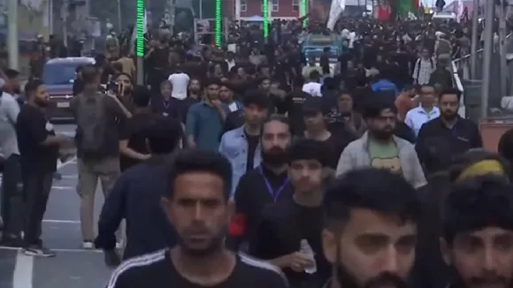 jammu and kashmir news, jammu and kashmir muharram, jammu and kashmir muharram procession, muharram 2023, muharram 2023 jammu kashmir, jammu kashmir Muharram procession, Muharram procession, indian express