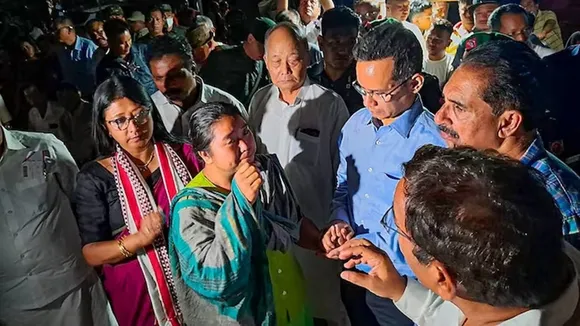 violence-hit Manipur, Manipur, Trinamool Congress, Rajya Sabha MP Sushmita Dev, DMK colleague Kanimozhi, Opposition coalition INDIA, Manipur Violence, Manipur incident update, Manipur viral video incident, Manipur viral video incident update, Manipur incident latest update, Manipur incident, what happened in Manipur, Manipur violence update, Manipur sexual assault case, Kuki-Zomi community, Manipur Viral video