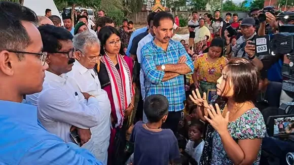 opposition team visit manipur, manipur violence, opposition MPs manipur visit, INDIA alliance manipur visit, INDIA alliance, manipur violence hit regions, manipur opposition visit live updates, manipur live new