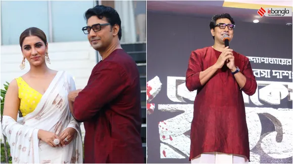 dev, dev as byomkesh, dev in byomkesh, byomkesh trailer launch, dev new release, দেব, ব্যোমকেশ, trending news, trending news today, trending news update, viral story, tollywood news, entertainment news, latest entertainment news, বিনোদন, আজকের বিনোদনের খবর, ie entertainment news, entertainment update, Indian express entertainment news