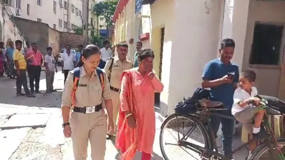mother and son arrested from malda on charges of smuggling ganja