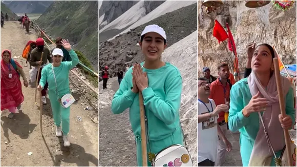sara ali khan, sara ali khan at amarnath, amarnath yatra, অমরনাথ যাত্রা, সারা আলি খানের অমরনাথ যাত্রা, মহাদেব ভক্ত সারা, পায়ে হেঁটে মহাদেবের কাছে এলেন সারা, sara ali khan movies, sara ali khan controversy, trending news, trending news today, trending news update, viral story, tollywood news, entertainment news, latest entertainment news, বিনোদন, আজকের বিনোদনের খবর, ie entertainment news, entertainment update, Indian express entertainment news